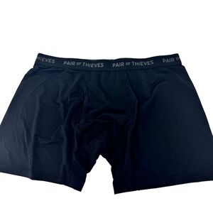 Pair of‎ Thieves Mens Black Boxer Briefs Underwear Size Medium